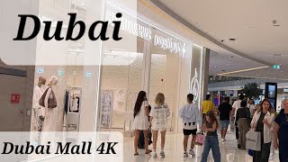Dubai [4K] Amazing Dubai Mall Walking Tour 🇦🇪 | The world biggest shopping mall #dubai