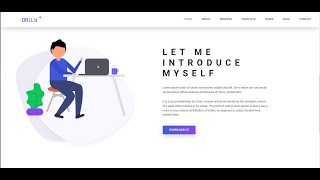 Complete Responsive Personal Portfolio Website using HTML CSS Bootstrap & JavaScript part 2 🔥🔥🔥