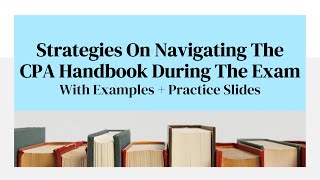 Easy Strategies On Quickly Navigating The CPA Canada Handbook On CPA Canada Exams