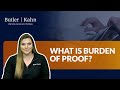 What is Burden of Proof?