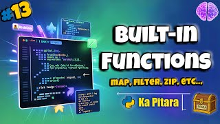 Python Functional Tools 🧠 | Dive into map, filter, zip, etc. #13 || Python ka Pitara || DeathCode