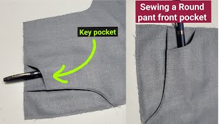 U ever seen this Pant Pocket Pattern | Round cross pocket | key pocket