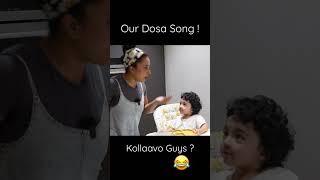 Our Dosa Song 😋 #shorts #pearlemaaney # nilasrinish