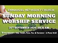 Sunday Morning Worship Service - 29th September 2024 | 08:30 AM |