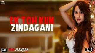 Ek To Kam Zindagani || Marjaavaan Full Video || Hindi Song | Nora Fatehi | Neha Kaklar || A Series