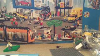Lego city square set 60097 build part 1