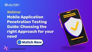 Webinar : Mobile App Penetration testing | Mobile Application Security