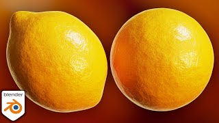 Procedural Lemon Material 🍋 (Blender Tutorial)