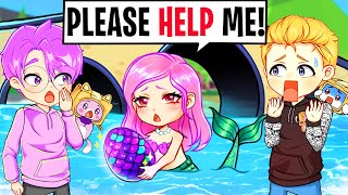 Can We HELP a MAGICAL MERMAID In ROBLOX ADOPT ME?! (SHE GAVE US RIDDLES!)