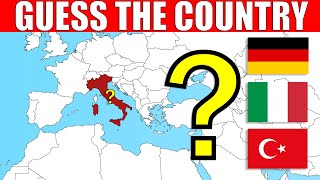 Guess The Country on The Map - EUROPE | Geography Quiz Challenge