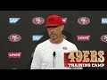 Kyle Shanahan Provides Injury Updates on Burford, Thomas and More #49ersCamp