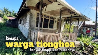 The condition of Chinese settlements, many of which have been abandoned by their residents