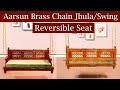 YT511 Double Side Jhula Swing Seat Swing chair Reversible Seat Jula zula oonjal seat