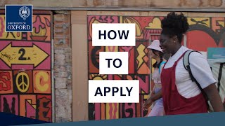 Oxford undergraduate official guide - How to apply