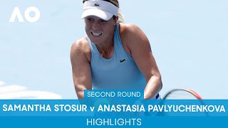 Samantha Stosur v Anastasia Pavlyuchenkova Highlights (2R) | Australian Open 2022
