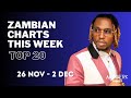 Zambian Charts: Top 20 songs in Zambia this week (26 November - 2 December 2023)