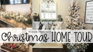 Christmas Home Tour 2018 | Modern Farmhouse Christmas Tour | Olivia Snyder
