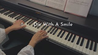 Die With A Smile - Lady Gaga, Bruno Mars | Piano cover (lower key)