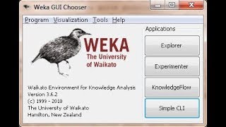 Data analysis using WEKA - short tutorial