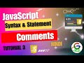 JavaScript Statements ,Syntax or Comments in hindi || Guri web developer || javaScript tutorial