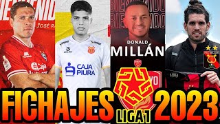 FICHAJES de la LIGA 1 BETSSON 2023 - Clubes Provincianos | Primera División Peruana PARTE 1