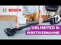 So nimmst du deinen Unlimited Gen2 Serie 8 in Betrieb | Bosch Staubsauger