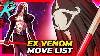 EX VENOM MOVE LIST - Guilty Gear XX Accent Core Plus R (GGXXACPR)