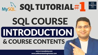 SQL Tutorial #1 - Introduction to SQL Course and Course Contents