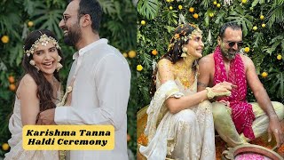 करिश्मा तन्ना वरुण बंगेरा की हल्दी सेरेमनी से शुरू हुई शादी की रस्में |Karishma Tanna Haldi Ceremony