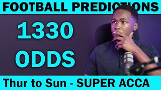Football Predictions Today / Tomorrow - Super Longshot & Bet Parlay ending Sunday 19-05-2024