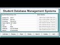 How to Create Student Database Management System using SqLite in python - Part 2 of 2