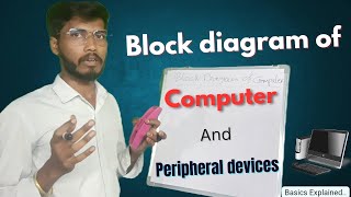 Block diagram of computer | Computer peripherals | Computer science | @Pmginfolife