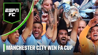 FULL REACTION as Manchester City beat Man United to lift FA Cup! | ESPN FC