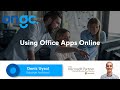 Using Office Online Apps