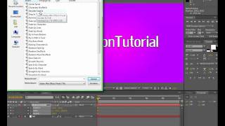 After Effects CS4 Simple Intro Tutorial