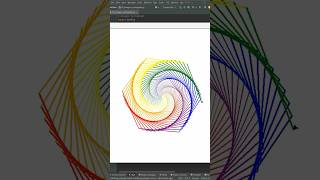 Python Turtle Fun #28 | Creating a Stunning Hexagon Spirograph with Python Turtle! 🎨✨ #python