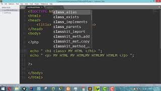 PHP Tutorial For Beginners 9 - Echo with escaping characters: Single and Double quotes