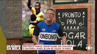 Neto detona geral após derrota do Corinthians para o São Paulo: Mano, Yuri Alberto e mais