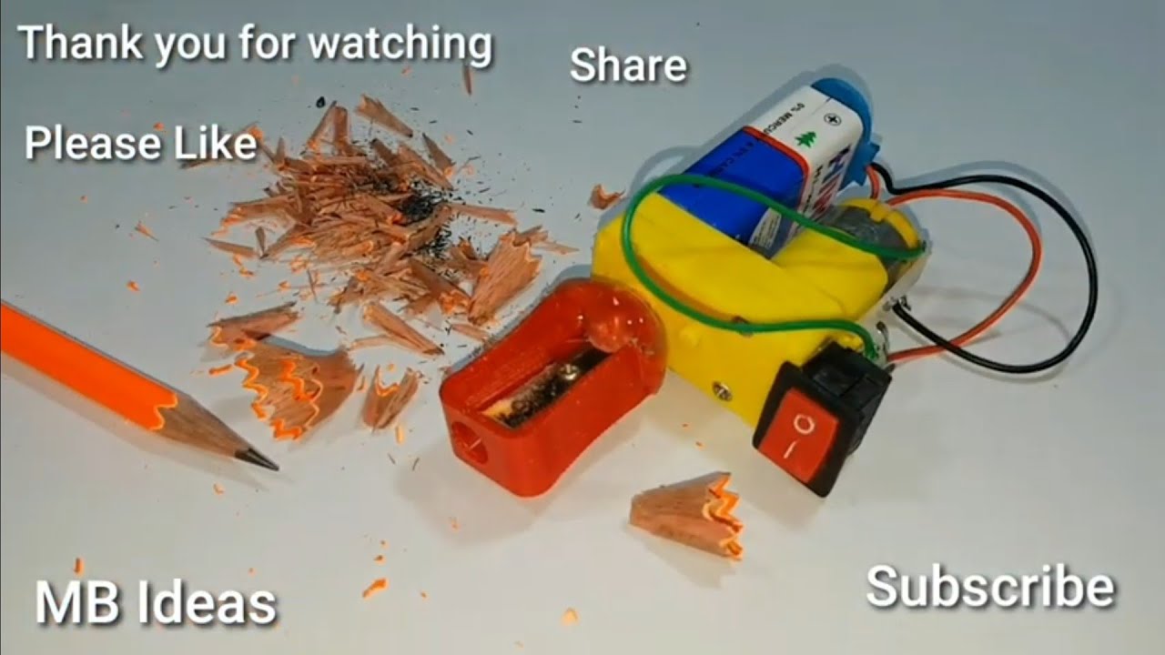 Automatic Pencil Sharpener Youtube