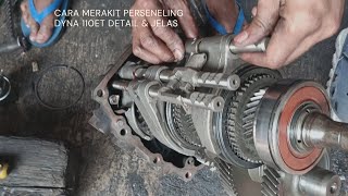 Cara Merakit Perseneling Dyna 110ET Detail & Jelas