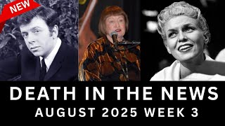 Recent Celebrity Deaths | August 2025 Week 2 | Tributes & Obituaries