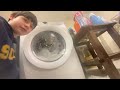 Reverse spin of cleaning the washing machine