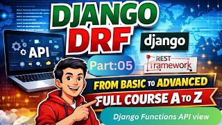 Django REST Framework Function Based API View | Complete CRUD Tutorial for Beginners