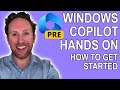 Try Windows Copilot now! Get the Windows 11 Insider Preview to be hands on with Windows Copilot.