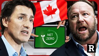Justin Trudeau is TERRIFIED of Alex Jones, here's why! | Redacted with Clayton Morris