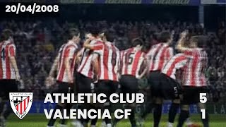 ⚽️ [Liga 07/08] J33 I Athletic Club 5 - Valencia CF 1 I LABURPENA