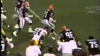 Eric Metcalf's second punt return TD beats the Steelers