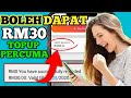 Cara Dapat Top Up Free RM30 Yang Ramai Tak Tahu