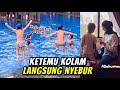 SAKING SENENGNYA DI AJAK STAYCATION..KENZO KETEMU KOLAM LANGSUNG NYEMPLUNG 💦