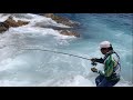 Big Blacktip Trevally Fishing Off The Rocks